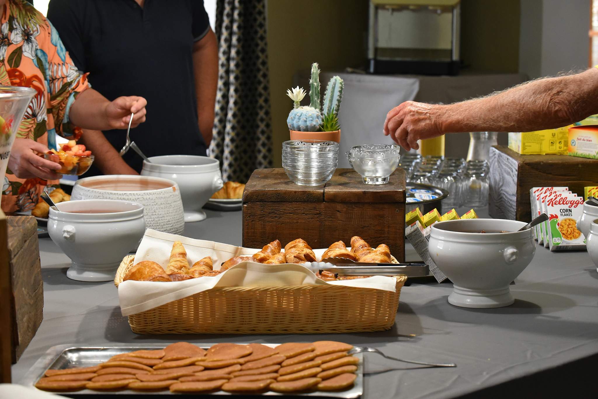 le buffet petit-déjeuner d'U Paesolu