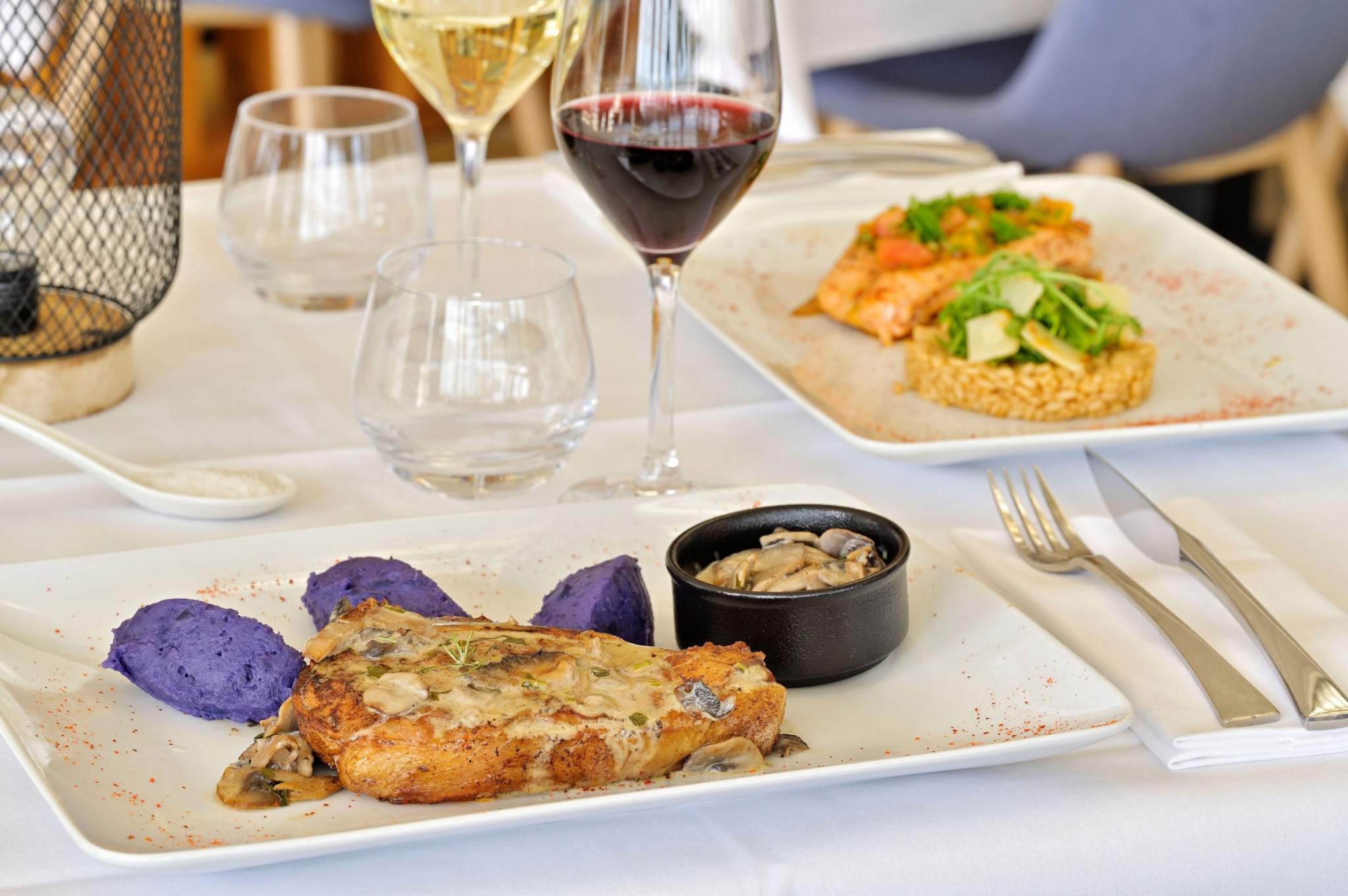 Les plats savoureux du restaurant la Baie de Pinarello